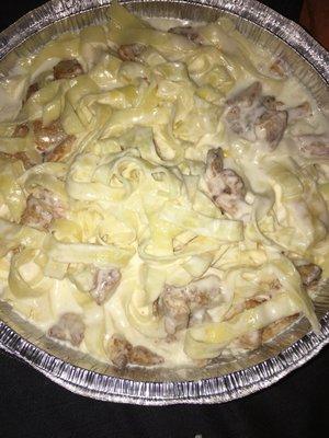 Fettuccine chicken Alfredo