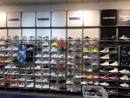 Womens shoes section