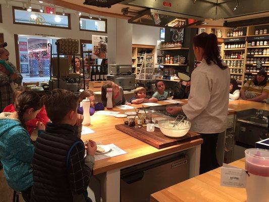 Kids cooking class-Crepes