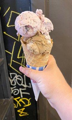 Strawberry Dip Chocolate & Expresso Coffee Ice Cream