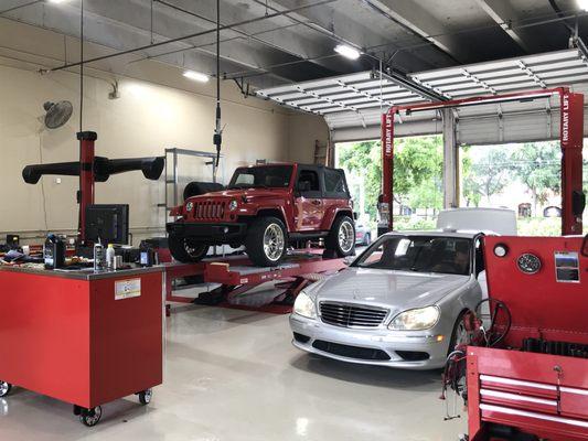 With a clean shop like this I know my car is in great hands!