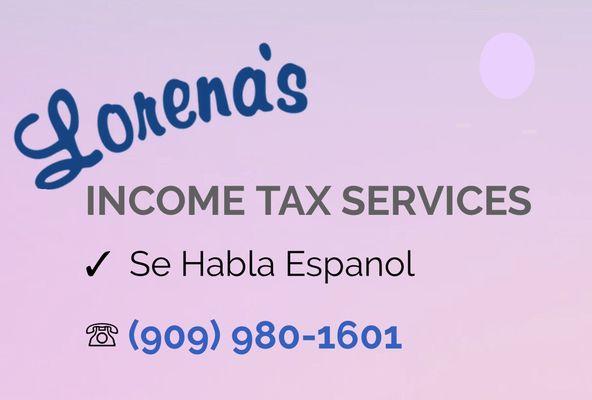 Lorena's Income Tax logo