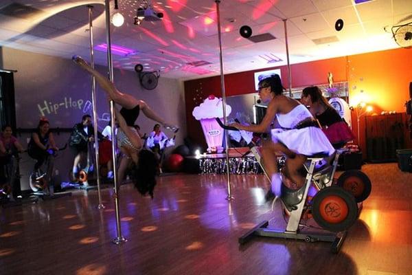 50's Night Club Cycle with Maria and Gloria!