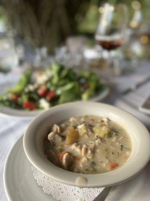 Creamy Chicken & Vegetable Soup