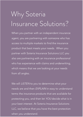 Why you should pick Soteria Insurance Solutions