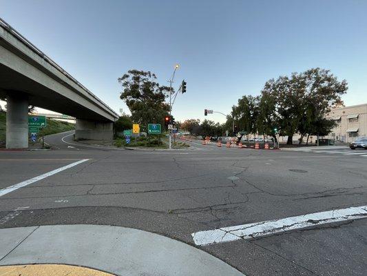 No traffic at all in DT SD this time of day