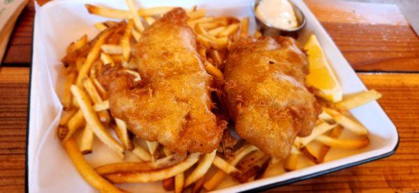 2 piece Fish  and  Chips