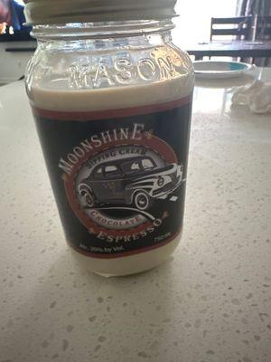 Moonshine sipping cream