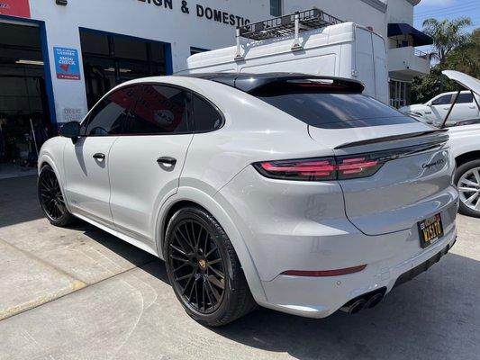 2021 Porsche Cayenne GTS lowered and stanced