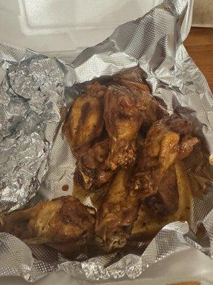 korean barbecue bone in chicken wings