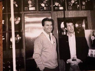 Mark with the late Dick Clark - on the Official Tour of Hollywood video