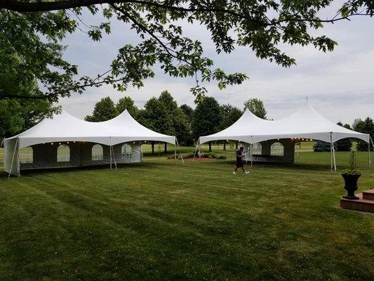 Wedding Day
 (2) 20x40 High Peak Tents