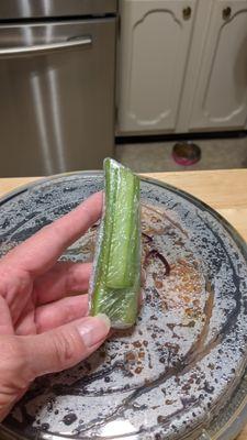 3 celery sticks