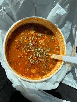 Menudo with oregano