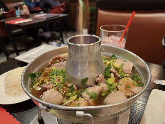 Beef hot pot