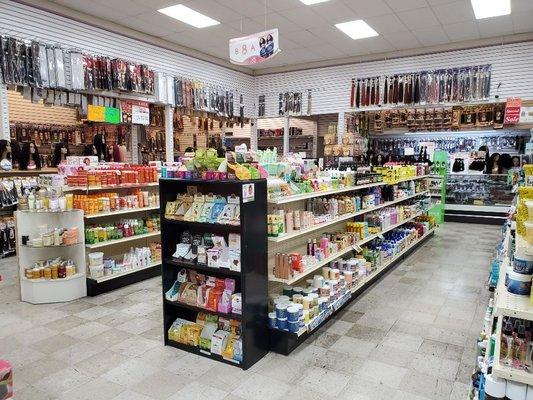 We have almost everything from shampoos, conditioners, co-wash, pre shampoos, gels and body butters.