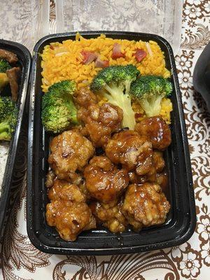 General Tso's combo