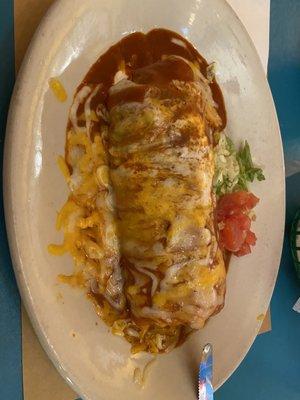 California wet burrito