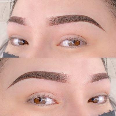 Ombré powder brows