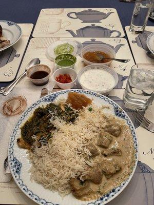 Chicken Saag, Gosht Kesar