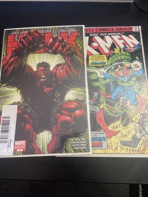 Rare Red Hulk and classic X-men issues. Definitely great finds here!