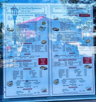 6/2/24 menu in the window