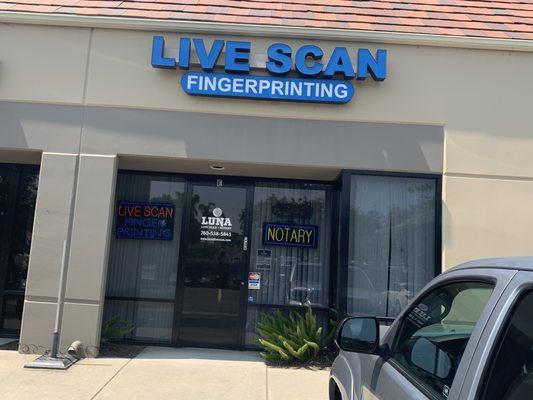 Luna Live Scan + Notary East  Walk-In or by Appointment