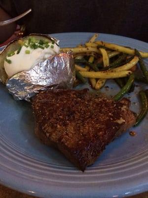 Steak & loaded mash potato