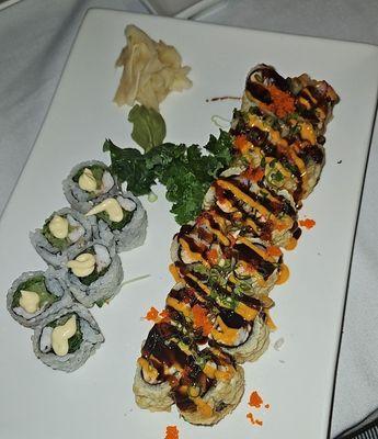 Boston roll (left), QQ roll (right)