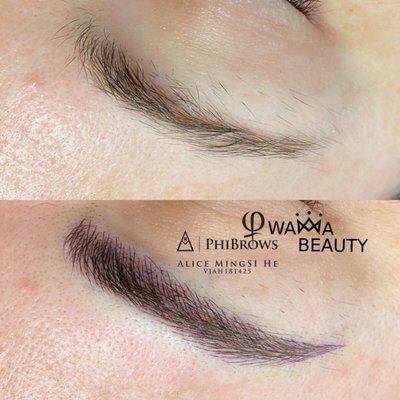 WAMA Microblading Eyebrows www.wamabeauty.com