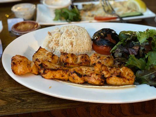 Chicken Shish Kebab rice dish