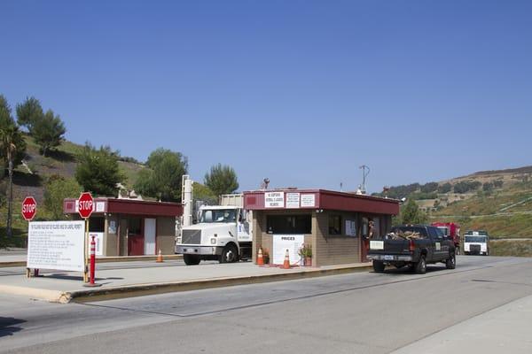 Entrance Scales at Calabasas Landfill