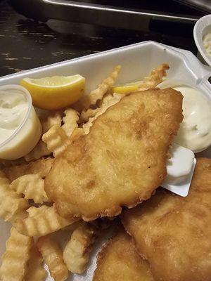 Cod and fries