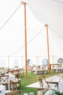 Tidewater Tent Wedding Reception