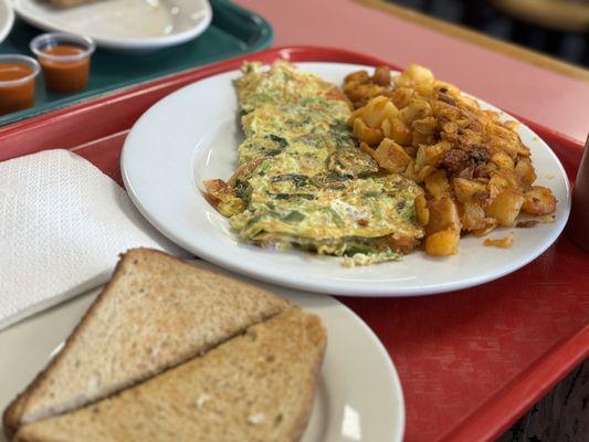 Veggie Omelettes Breakfast