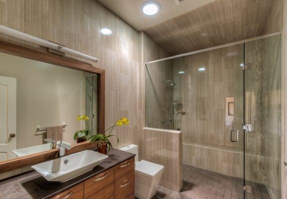 An ADA bathroom doesn't have to look like an ADA bathroom!