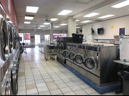 Double load washers and dryers