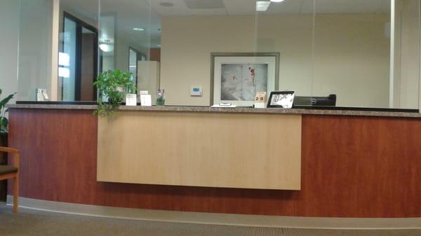 Front Counter at Folsom Orthopedics surgery & Sports