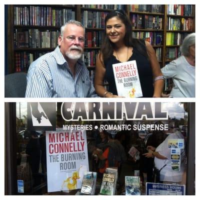 Book signing of Michael Connelly's latest book. One more for the books!