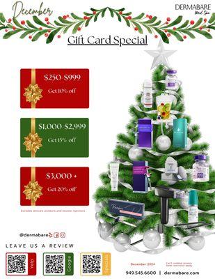 December Specials Offers valid through 12/31/24