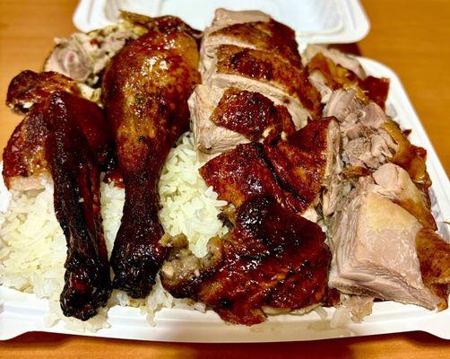 Roast Duck BBQ plate