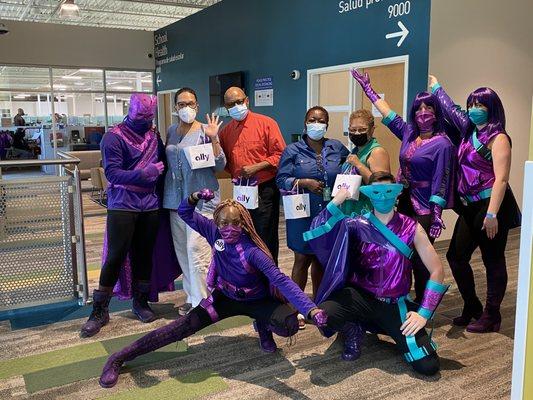 #nationalsuperheroday BAs turned into real life Ally Superheroes to show appreciation to healthcare workers. #encorenationwide