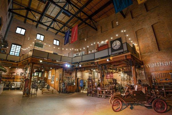 The main Gallery of the Charles River Museum of Industry & Innovation