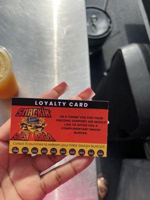 Loyalty card