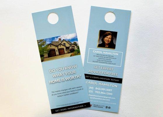 Real Estate Door Hangers