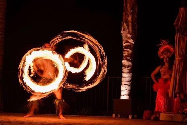 Fire Knife Dancing at our show