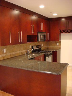 Here is an example of a nice kitchen for a condo in Astoria that we rent.