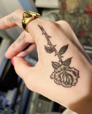 Hidden Hand Tattoo