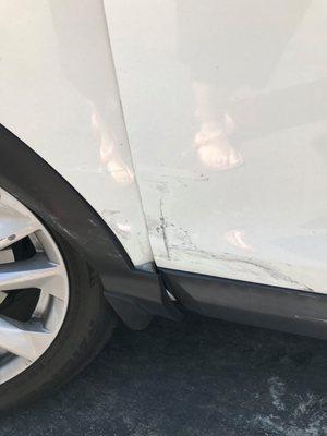 Nissan Service staff crashed my car on their lot with their own salesman.