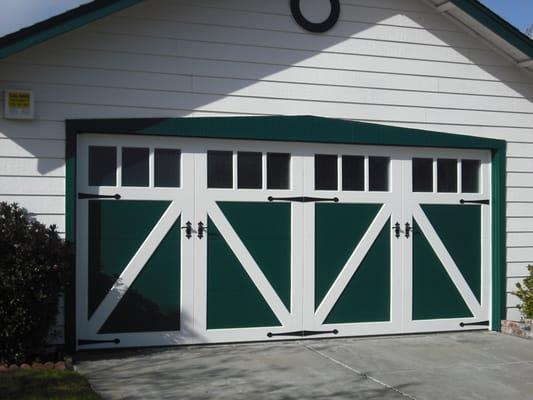 Steel Carriage house door. By R&S